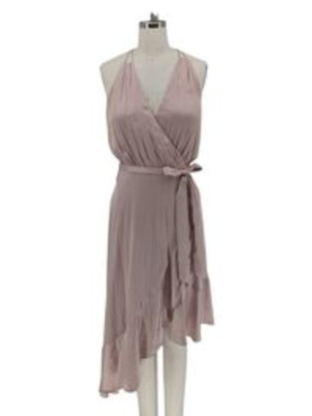 Express Light Pink Asymmetrical Dress - XS